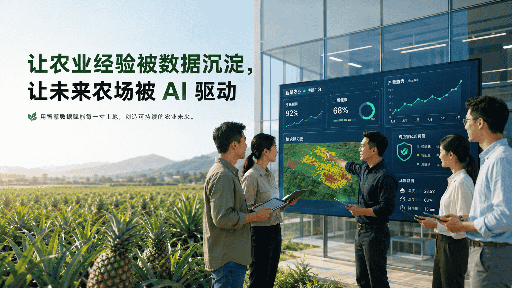 耒耜智造智慧农业与企业介绍主视觉